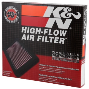 K&N 33 Series Panel Red Air Filter （11" L x 8.875" W x 1.25" H) for Chevrolet Equinox - 33-2439