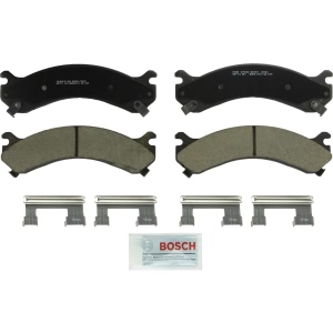 Bosch QuietCast™ Premium Ceramic Rear Disc Brake Pads for Chevrolet Silverado 3500 - BC909
