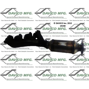 Davico Exhaust Manifold with Integrated Catalytic Converter for Cadillac - 19248
