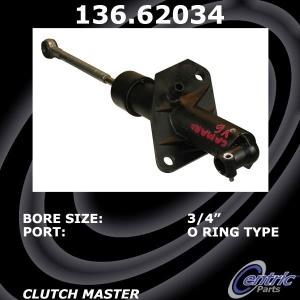 Centric Premium Clutch Master Cylinder for Pontiac Firebird - 136.62034