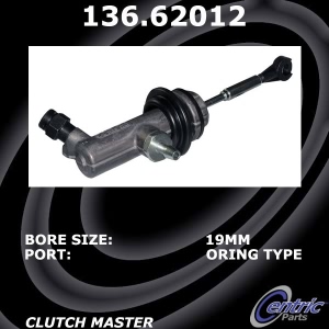 Centric Premium Clutch Master Cylinder for Cadillac - 136.62012