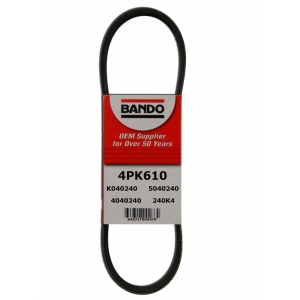 BANDO Rib Ace™ V-Ribbed Serpentine Belt for Buick Somerset - 4PK610
