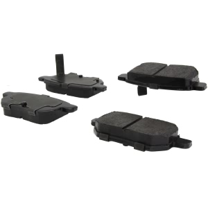 Centric Posi Quiet™ Extended Wear Semi-Metallic Rear Disc Brake Pads for Pontiac Vibe - 106.13540