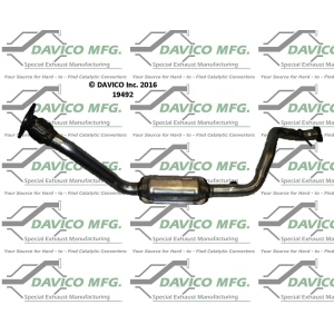 Davico Direct Fit Catalytic Converter and Pipe Assembly for Pontiac Aztek - 19492