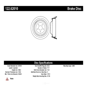 Centric Premium™ Brake Drum for Buick - 122.62010