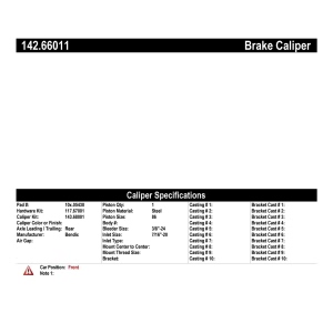 Centric Posi Quiet™ Loaded Brake Caliper for Chevrolet K30 - 142.66011