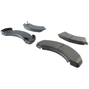 Centric Posi Quiet™ Extended Wear Semi-Metallic Rear Disc Brake Pads for Chevrolet - 106.07170