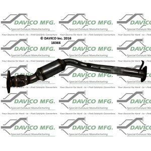 Davico Direct Fit Catalytic Converter and Pipe Assembly for Chevrolet Monte Carlo - 18366
