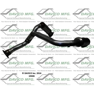 Davico Direct Fit Catalytic Converter and Pipe Assembly for Chevrolet Silverado 3500 HD - 19406