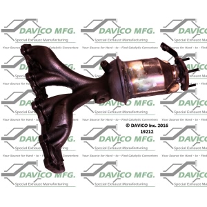 Davico Exhaust Manifold with Integrated Catalytic Converter for Saturn Aura - 19212