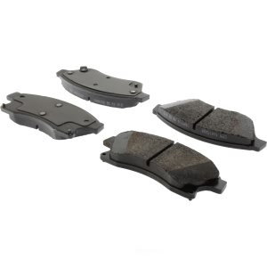 Centric Posi Quiet™ Extended Wear Semi-Metallic Front Disc Brake Pads for Chevrolet Sonic - 106.15220