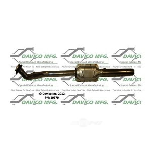 Davico Direct Fit Catalytic Converter and Pipe Assembly for GMC G3500 - 19379
