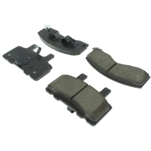 Centric Posi Quiet™ Extended Wear Semi-Metallic Front Disc Brake Pads for Chevrolet C3500 - 106.03700