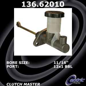 Centric Premium Clutch Master Cylinder for Pontiac - 136.62010