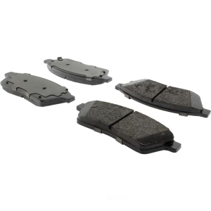 Centric Posi Quiet™ Extended Wear Semi-Metallic Front Disc Brake Pads for Cadillac SRX - 106.14220