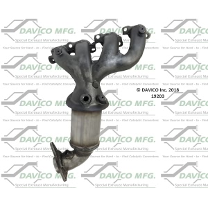 Davico Exhaust Manifold with Integrated Catalytic Converter for GMC Canyon - 19203