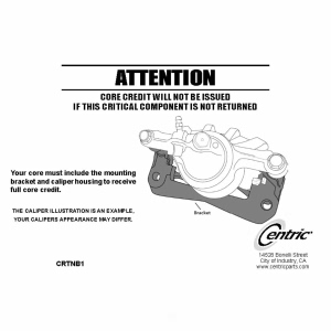 Centric Posi Quiet™ Loaded Front Passenger Side Brake Caliper for Pontiac Solstice - 142.62141