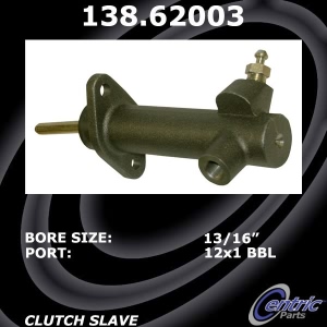 Centric Premium Clutch Slave Cylinder for GMC S15 - 138.62003