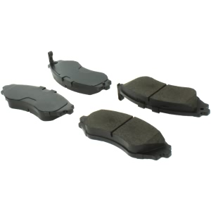 Centric Posi Quiet™ Extended Wear Semi-Metallic Front Disc Brake Pads for Chevrolet Spark - 106.07970