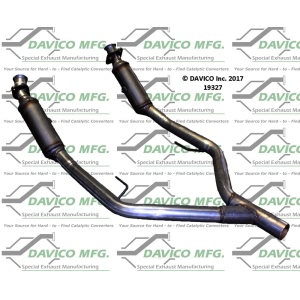 Davico Direct Fit Catalytic Converter and Pipe Assembly - 19327
