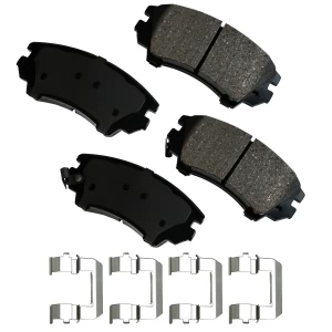 Akebono Pro-ACT™ Ultra-Premium Ceramic Front Disc Brake Pads for Chevrolet Caprice - ACT1404