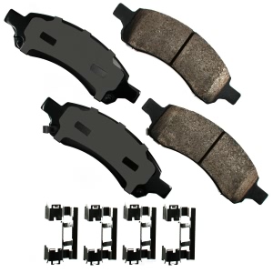 Akebono Pro-ACT™ Ultra-Premium Ceramic Front Disc Brake Pads for GMC Acadia - ACT1169A