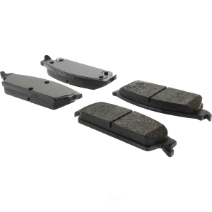 Centric Posi Quiet™ Extended Wear Semi-Metallic Rear Disc Brake Pads for Chevrolet Suburban - 106.11940