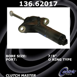 Centric Premium™ Clutch Master Cylinder for Chevrolet Corsica - 136.62017