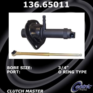 Centric Premium Clutch Master Cylinder - 136.65011