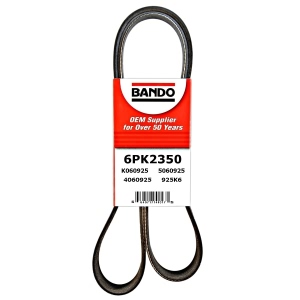BANDO Rib Ace™ V-Ribbed OEM Quality Serpentine Belt for Buick LeSabre - 6PK2350