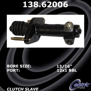 Centric Premium Clutch Slave Cylinder for Chevrolet K2500 - 138.62006