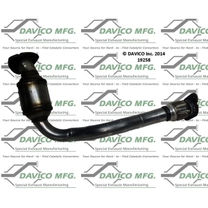 Davico Direct Fit Catalytic Converter and Pipe Assembly for Saturn Aura - 19258