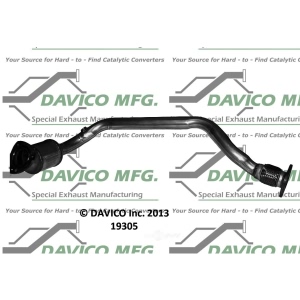 Davico Direct Fit Catalytic Converter and Pipe Assembly for Saturn Aura - 19305
