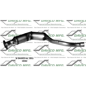 Davico Direct Fit Catalytic Converter and Pipe Assembly - 18362