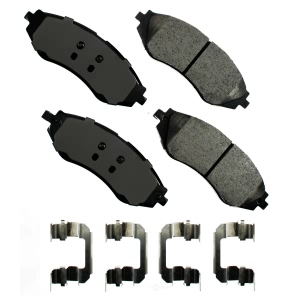Akebono Pro-ACT™ Ultra-Premium Ceramic Front Disc Brake Pads for Chevrolet Aveo5 - ACT1035