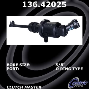 Centric Premium Clutch Master Cylinder - 136.42025