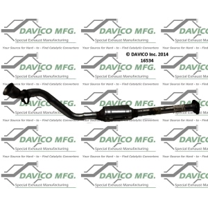 Davico Direct Fit Catalytic Converter and Pipe Assembly for Chevrolet Lumina - 16534