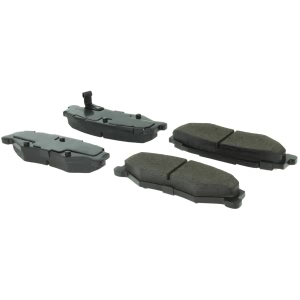 Centric Posi Quiet™ Extended Wear Semi-Metallic Rear Disc Brake Pads for Cadillac XLR - 106.07320