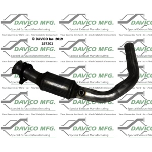 Davico Direct Fit Catalytic Converter and Pipe Assembly for Chevrolet Suburban - 197201