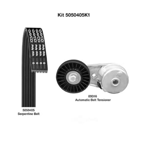 Dayco Serpentine Belt Kit for Saturn LS1 - 5050405K1