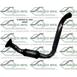 Davico Direct Fit Catalytic Converter and Pipe Assembly for GMC Savana 1500 - 193161
