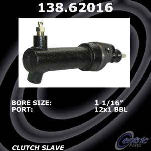 Centric Premium Clutch Slave Cylinder for Chevrolet Corvette - 138.62016
