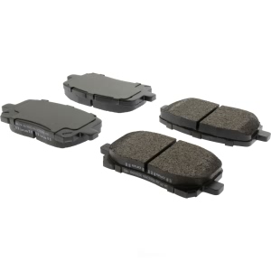 Centric Posi Quiet™ Extended Wear Semi-Metallic Front Disc Brake Pads for Pontiac Vibe - 106.09230
